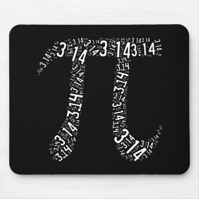Pi Maths Nerd Mouse Pad (Front)