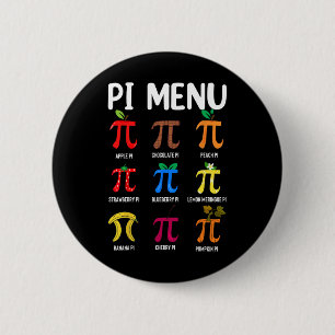 Pi Menu 3.14 Pi Symbol - Math Teacher Happy Pi Day Button