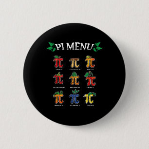 Pi Menu Pi Day 2025 3.14 Math Teacher Pie Menu Mat Button