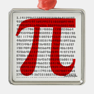 pi metal ornament