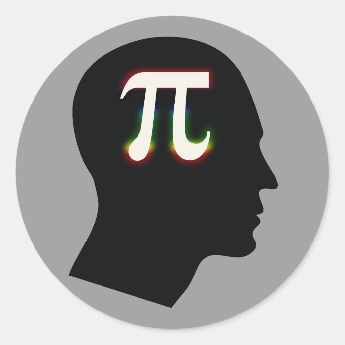 Pi Mind   Math sticker