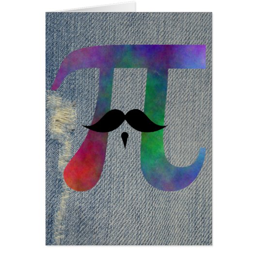 Pi Moustache Symbol Cards (Front)
