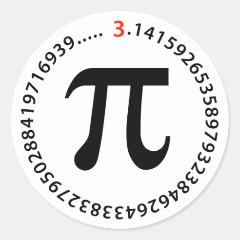 Pi Number Stickers - 100% Satisfaction Guaranteed | Zazzle