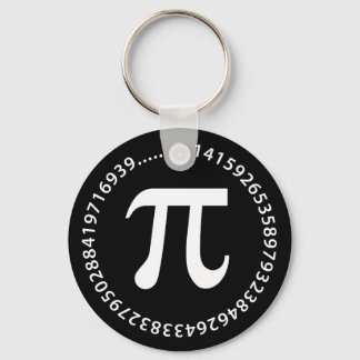Pi Number Design Keychain