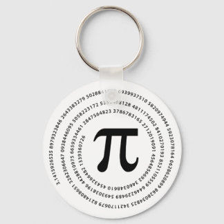 Pi Number Design Keychain