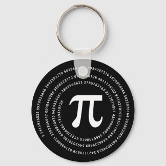 Pi Number Design Keychain