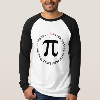 Pi Number Design T-Shirt