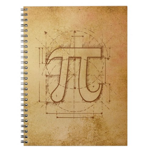 Pi Number Drawing Notebook