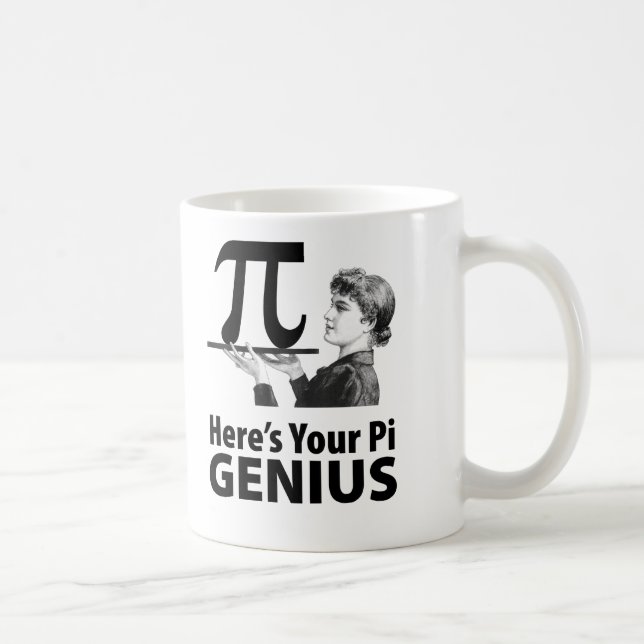 Pi Number Humor Coffee Mug (Right)