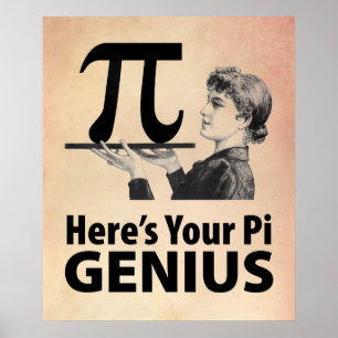 Pi Number Humor Poster
