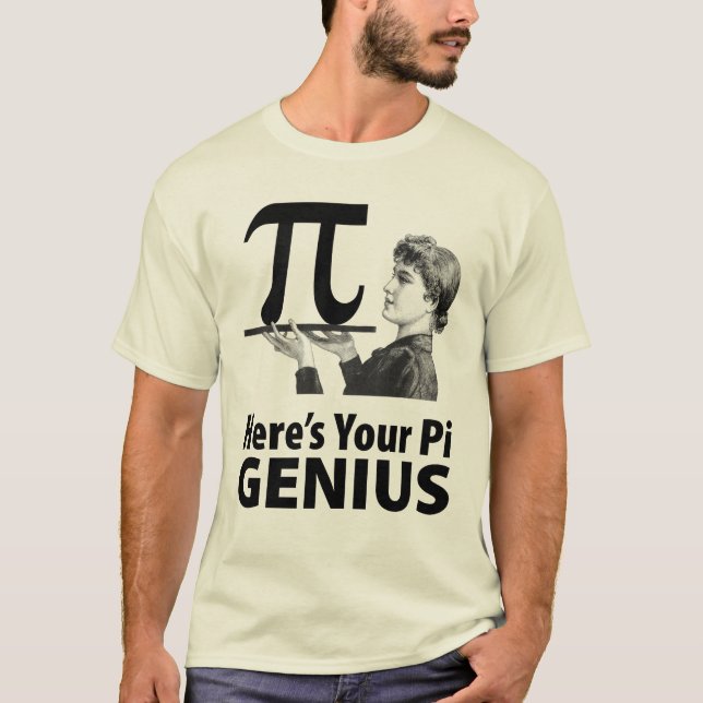 Pi Number Humor T-Shirt (Front)