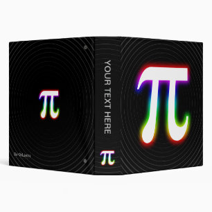 Pi Number Math Gift 3 Ring Binder
