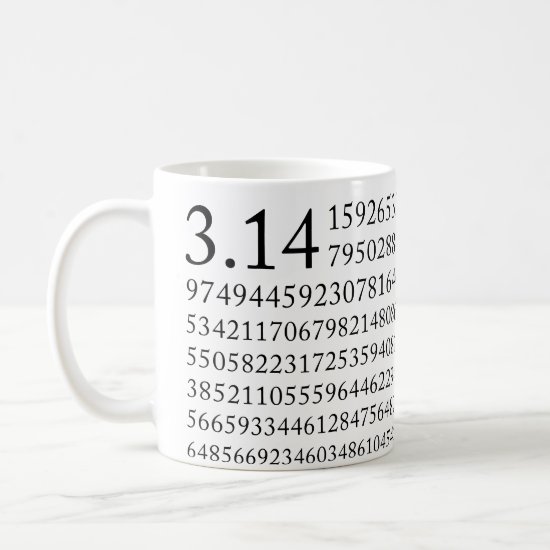 Pi Number Mug