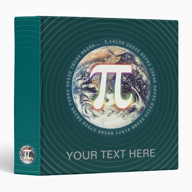 Pi Number on Earth | math Binder (Front/Spine)