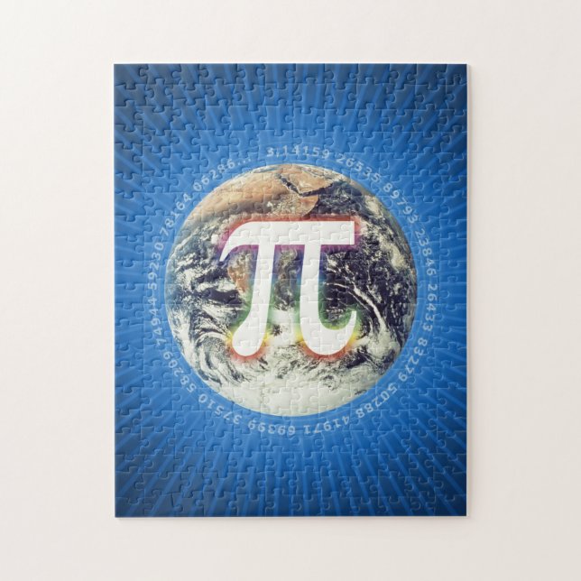 Pi Number on Earth | Puzzle (Vertical)