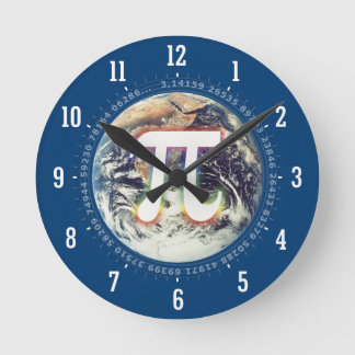 Pi Number on Earth | Wall Clock