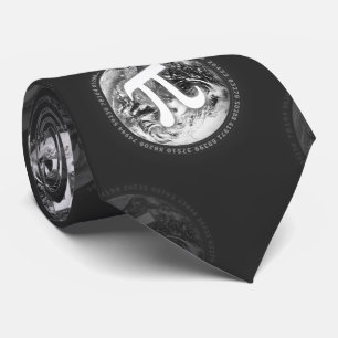 Pi Number Pattern   Nerd Neck Tie