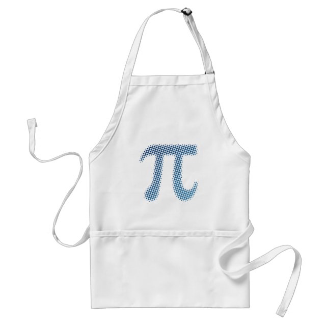 Pi Number Symbol Adult Apron (Front)