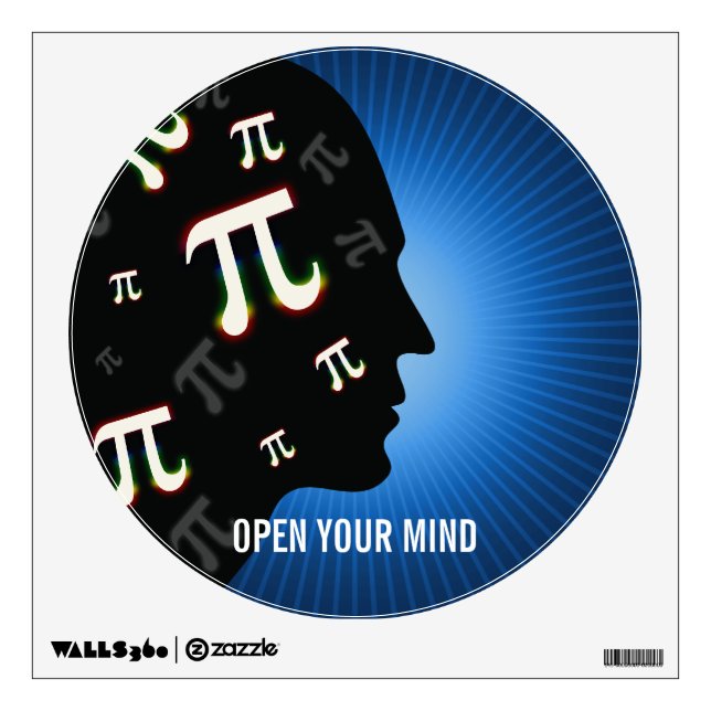 Pi - Open Your Mind | Wall Decal (Front)