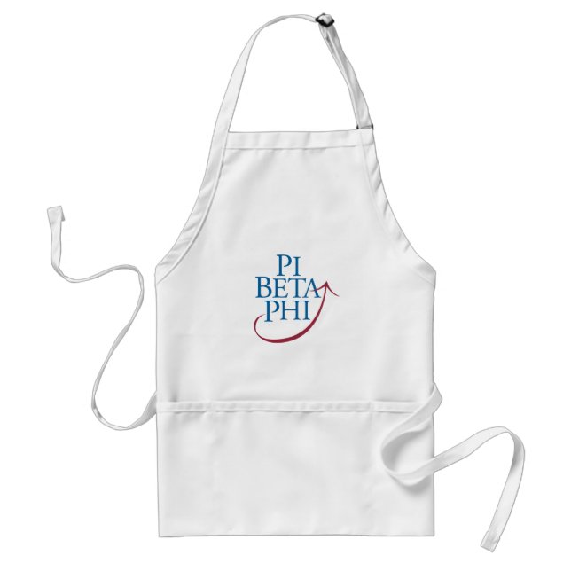 Pi Phi Logo Adult Apron (Front)