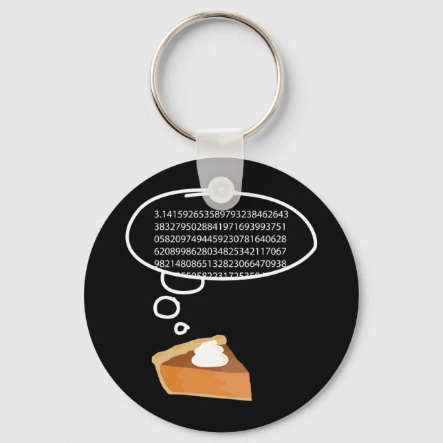 Pi Pie 3.14 Keychain (Front)