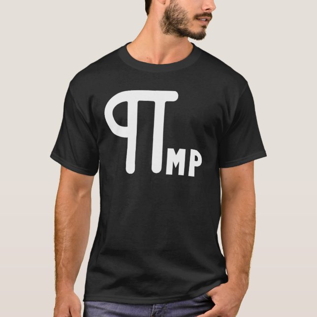 Pi Pimp Cute Solving Math Problems Funny Teach T-Shirt (Front)