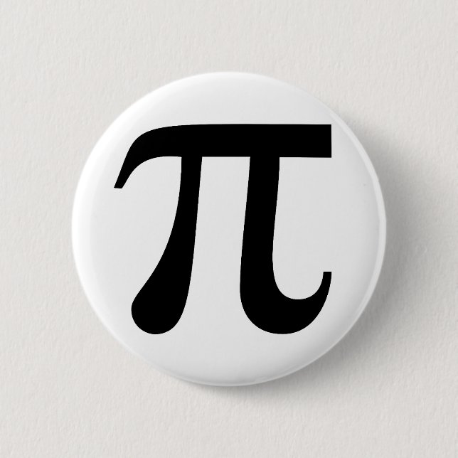 Pi Pinback Button (Front)
