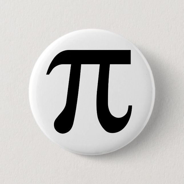 Pi Pinback Button (Front)