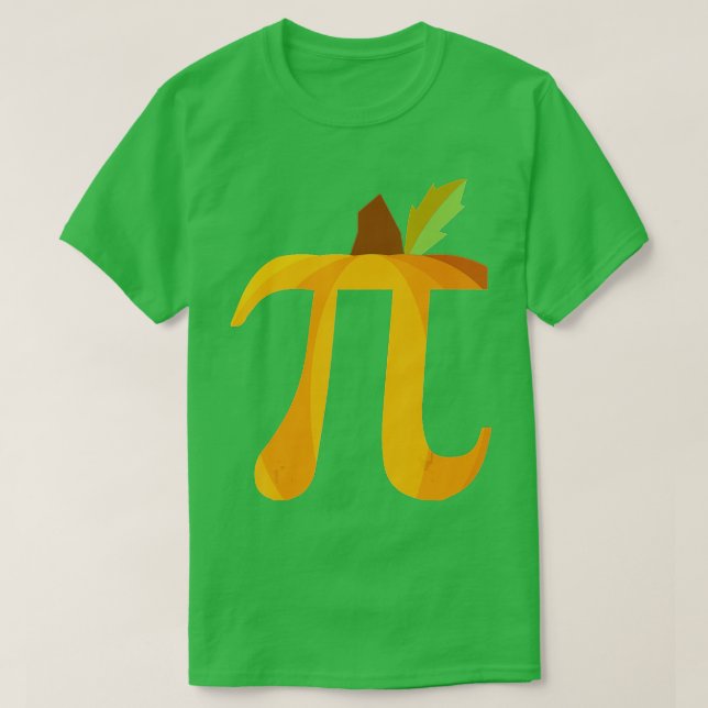 Pi Pumpkin Pie Math Funny Halloween Pi Day Maths L T-Shirt (Design Front)
