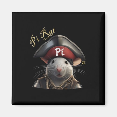 Pi Rat Pirate For Pi Day  Magnet