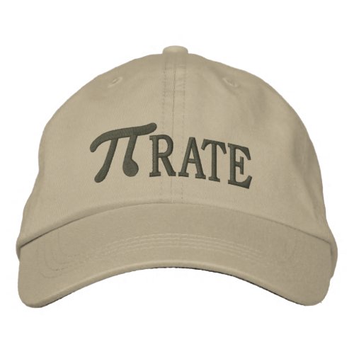 Pi RATE Embroidered Baseball Cap