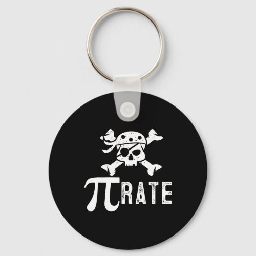 Pi Rate Pi Day Pi Pirate Math Teacher Student  Keychain
