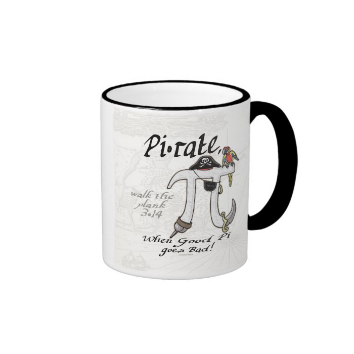 Pi rate Pirate Pi Day Shirts and Gifts Coffee Mug