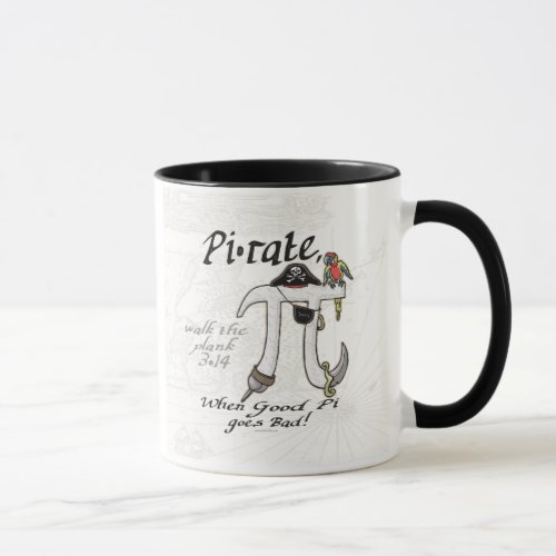 Pi rate Pirate Pi Day Shirts and Gifts Mug