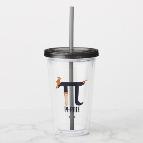 Pi_Rate Symbol Acrylic Tumbler