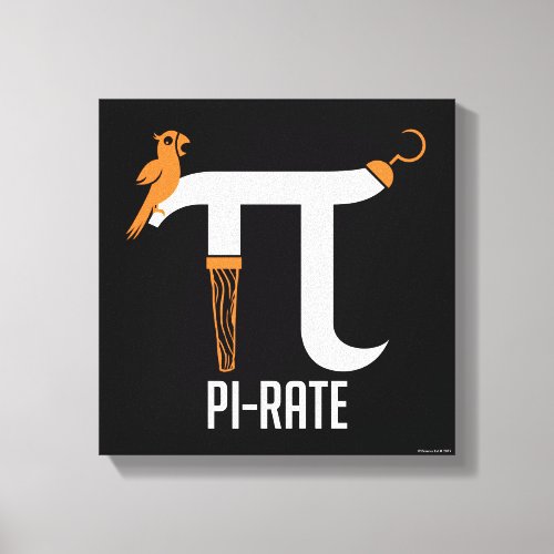 Pi_Rate Symbol Canvas Print