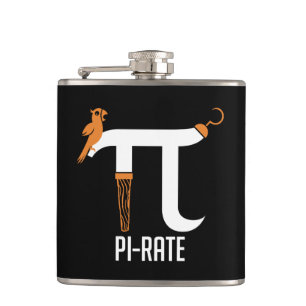 Pi-Rate Symbol Flask