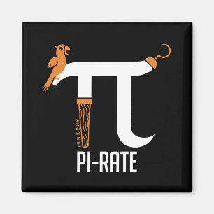 Pi-Rate Symbol Magnet