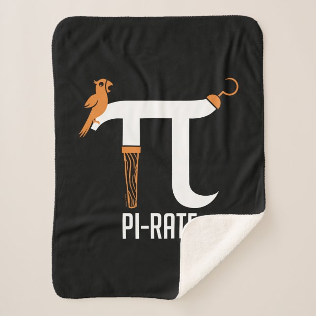 Pi-Rate Symbol Sherpa Blanket (Front)