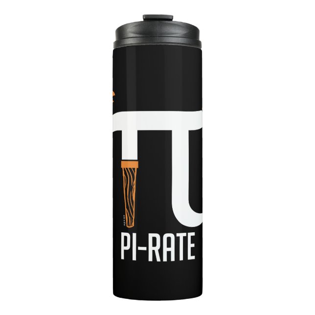 Pi-Rate Symbol Thermal Tumbler (Front)