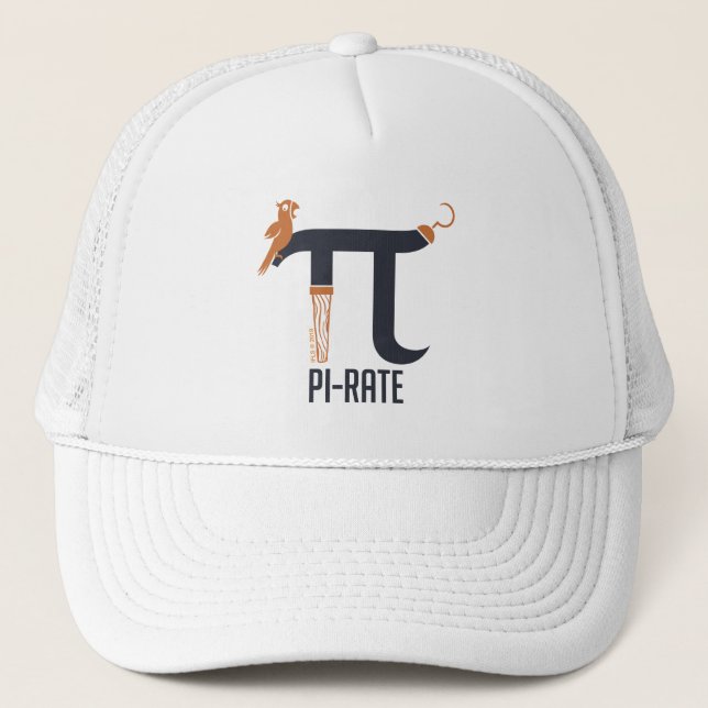 Pi-Rate Symbol Trucker Hat (Front)