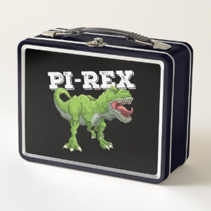 Pi Rex Day Dinosaur Math Mathematics Metal Lunch Box