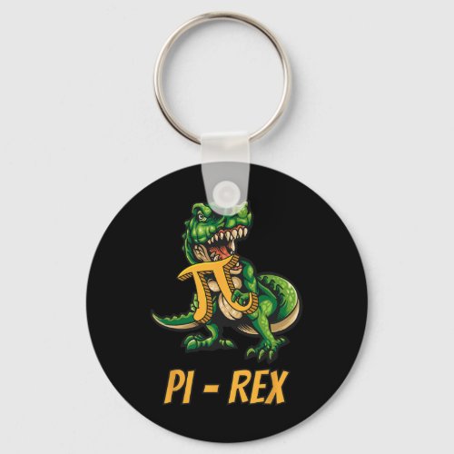 Pi-rex Tyrannosaurus Dinosaur Dino Pi-tag Mathemat Keychain
