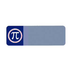 Pi Ring on Navy Blue Label