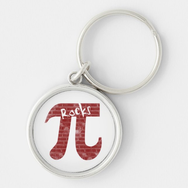 Pi Rocks Keychain (Front)