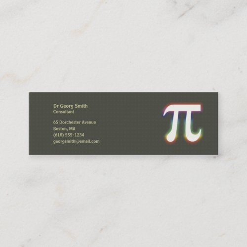 Pi - Scientist Business Card