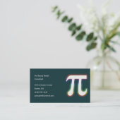 Pi - Scientist Business Card (Standing Front)