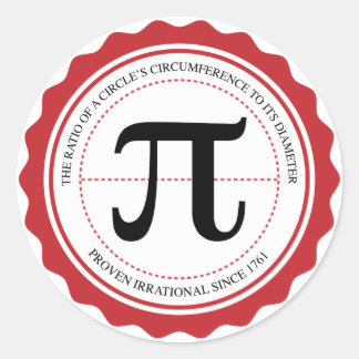 Pi Seal Sticker