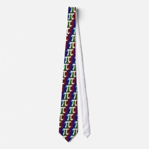 Pi Sign Electric Neck Tie