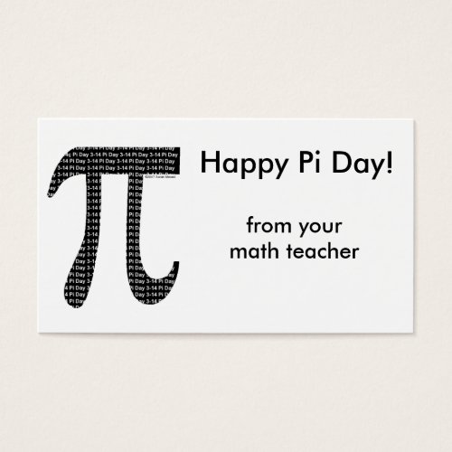 Pi Simple Business Card Template